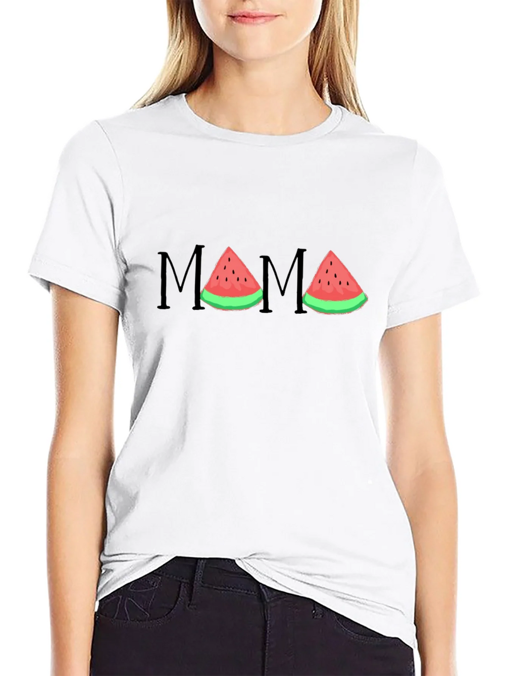 Mama Watermelon Graphic T-Shirt