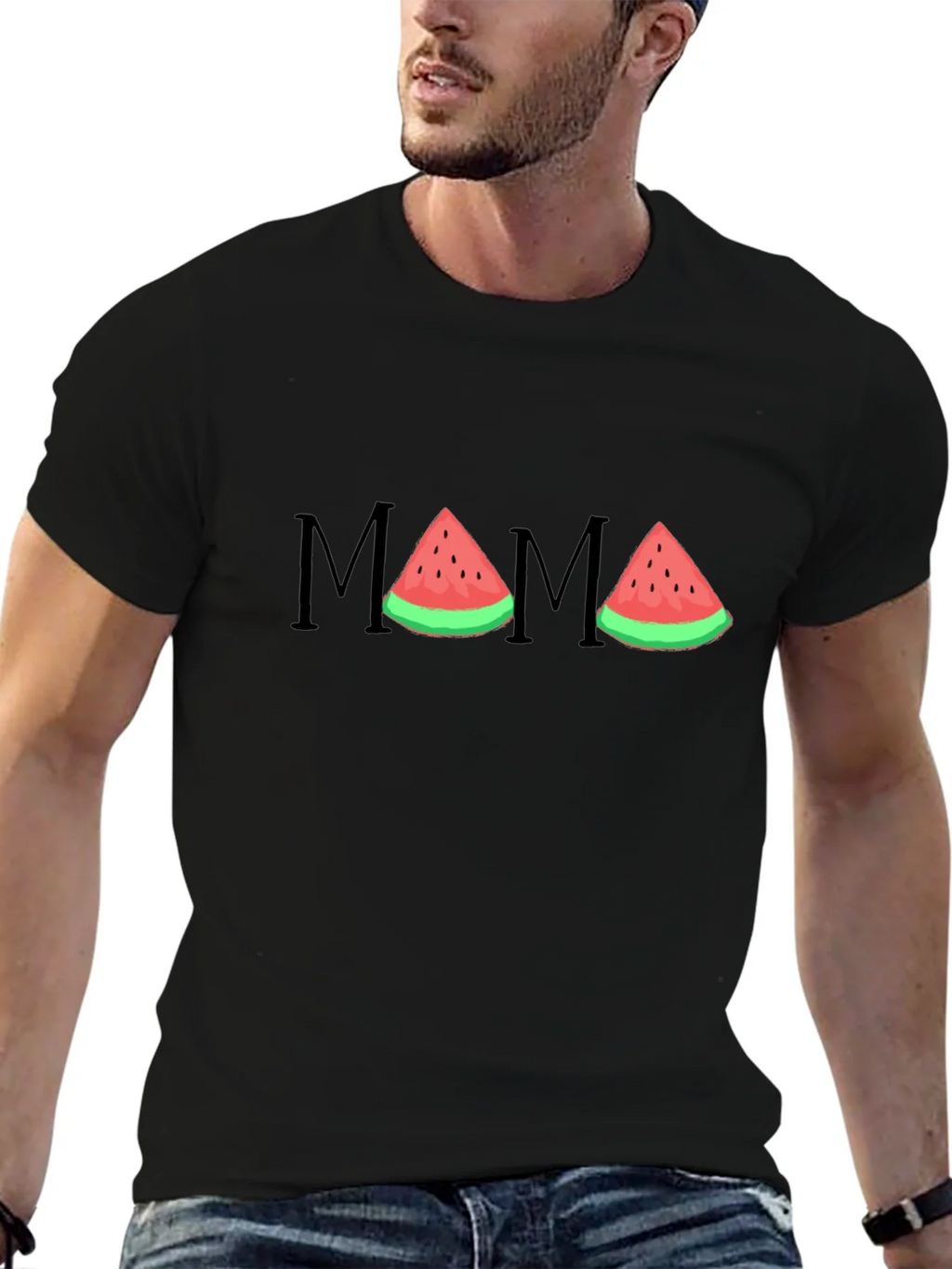 Mama Watermelon Graphic T-Shirt
