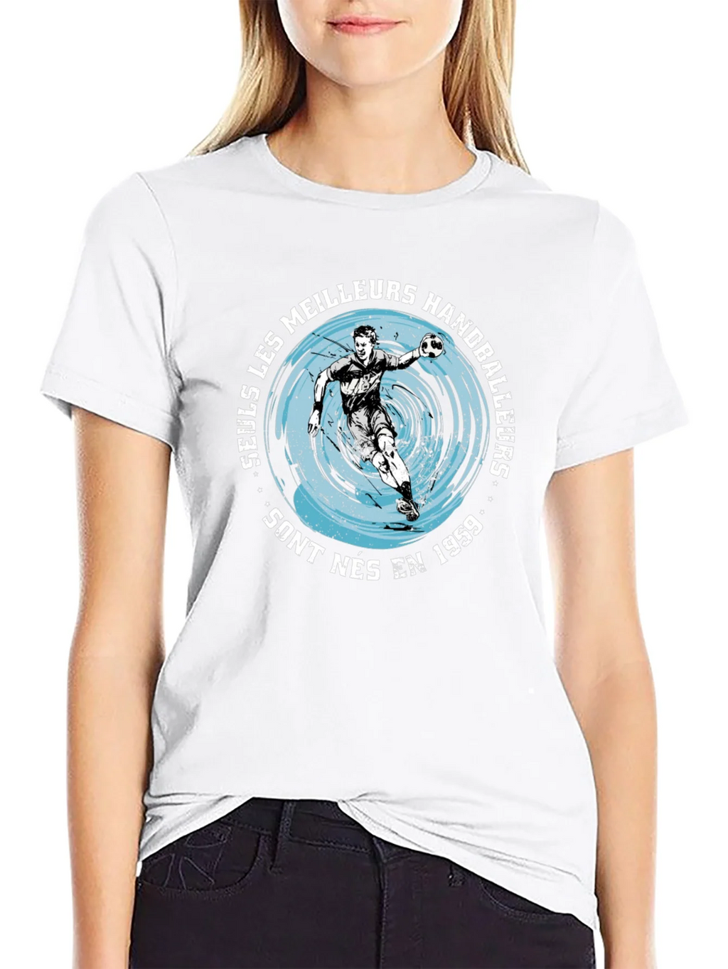 Handball Player Graphic Tee - Born in 1959