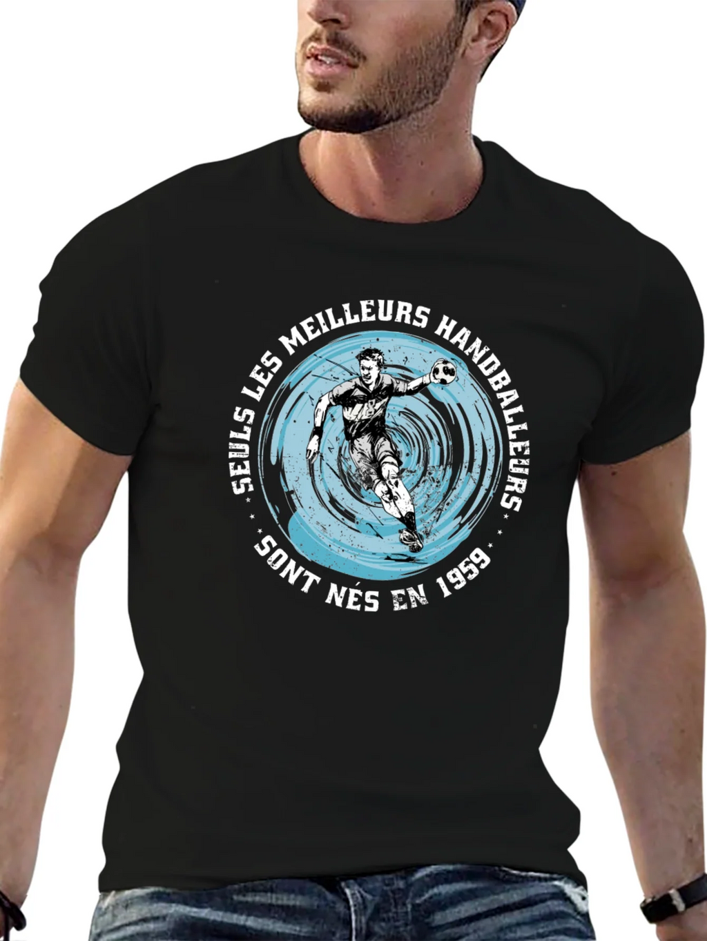 Handball Player Graphic Tee - Born in 1959