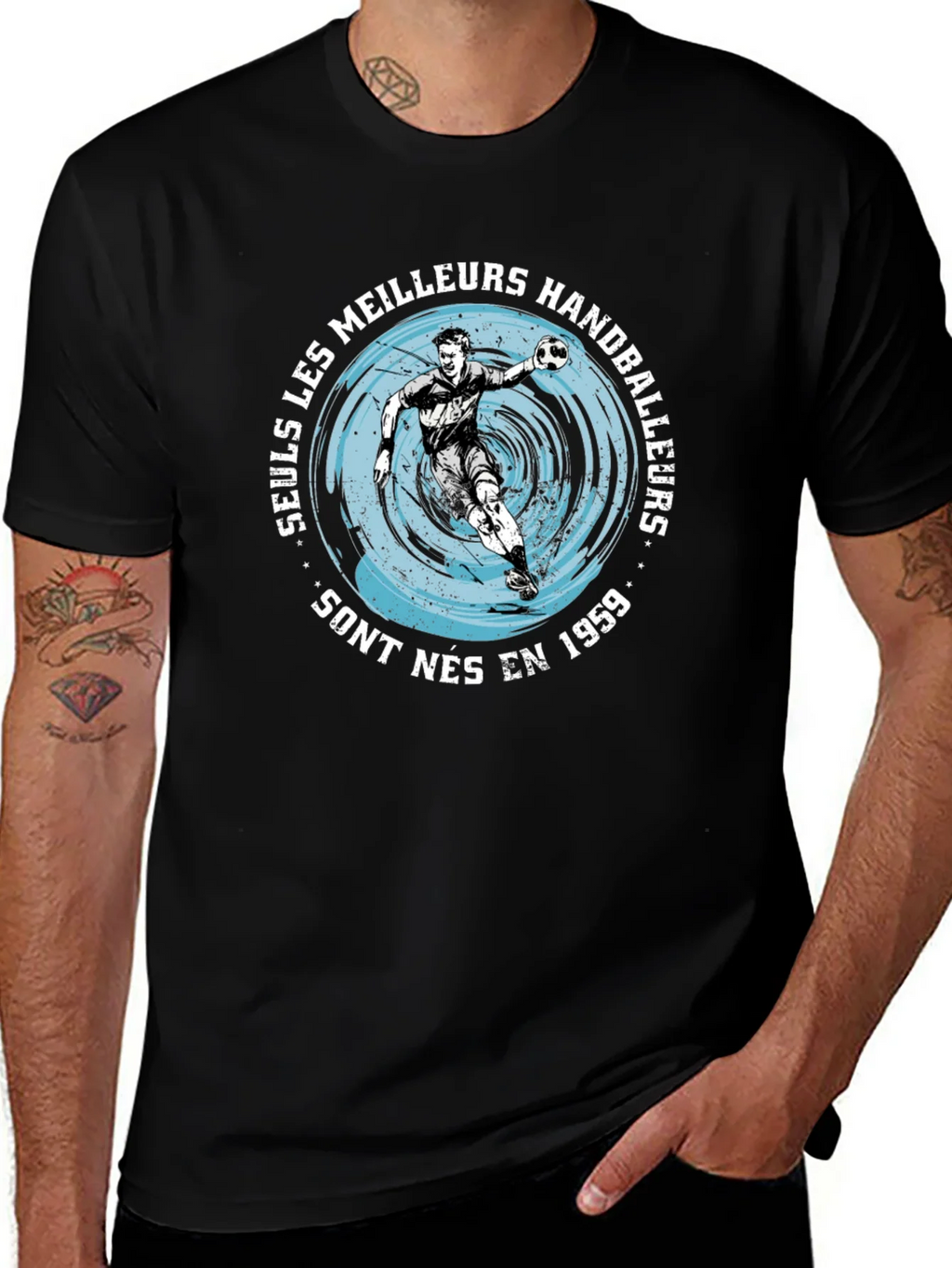 Handball Player Graphic Tee - Born in 1959