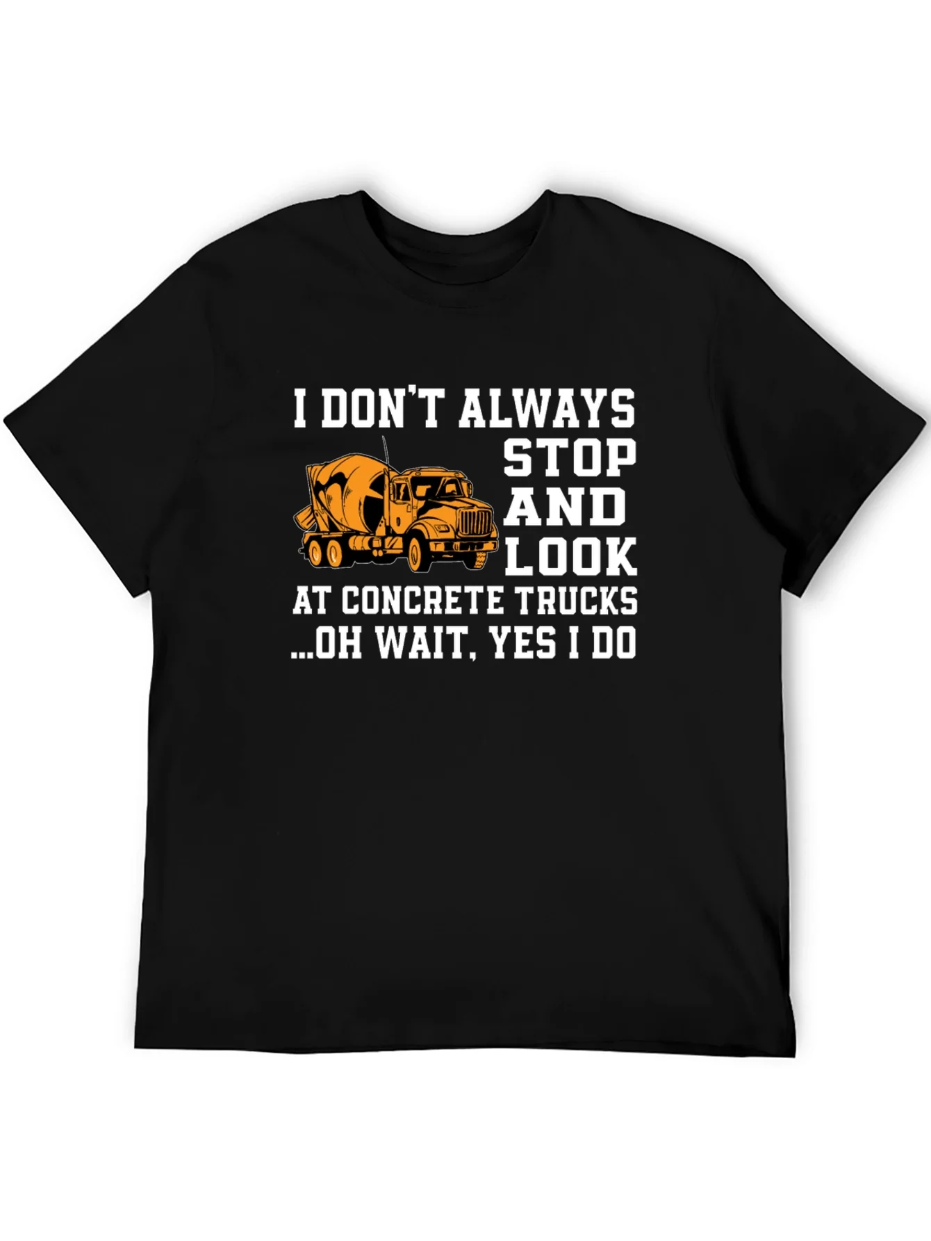 Concrete Truck Lover Graphic T-Shirt