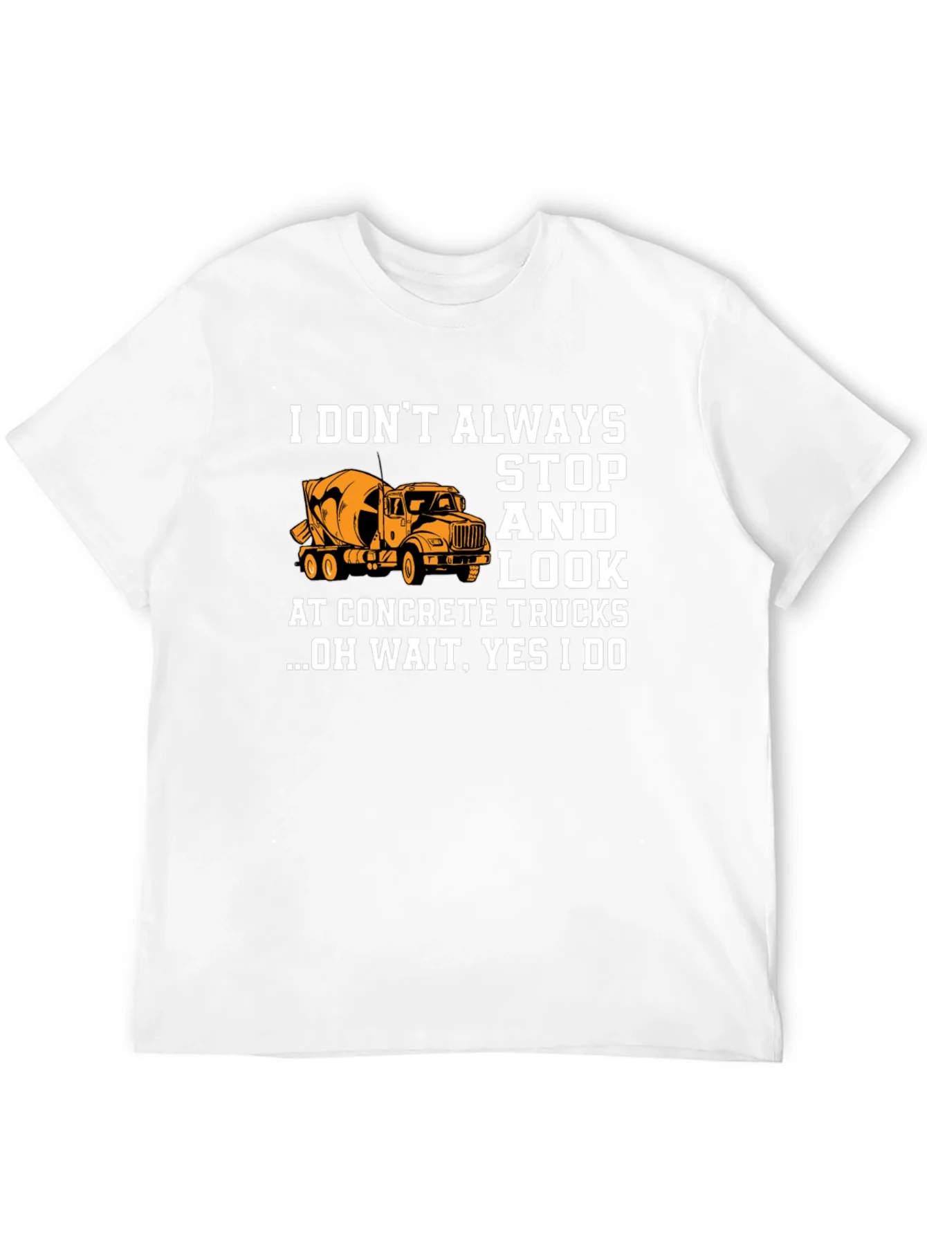 Concrete Truck Lover Graphic T-Shirt
