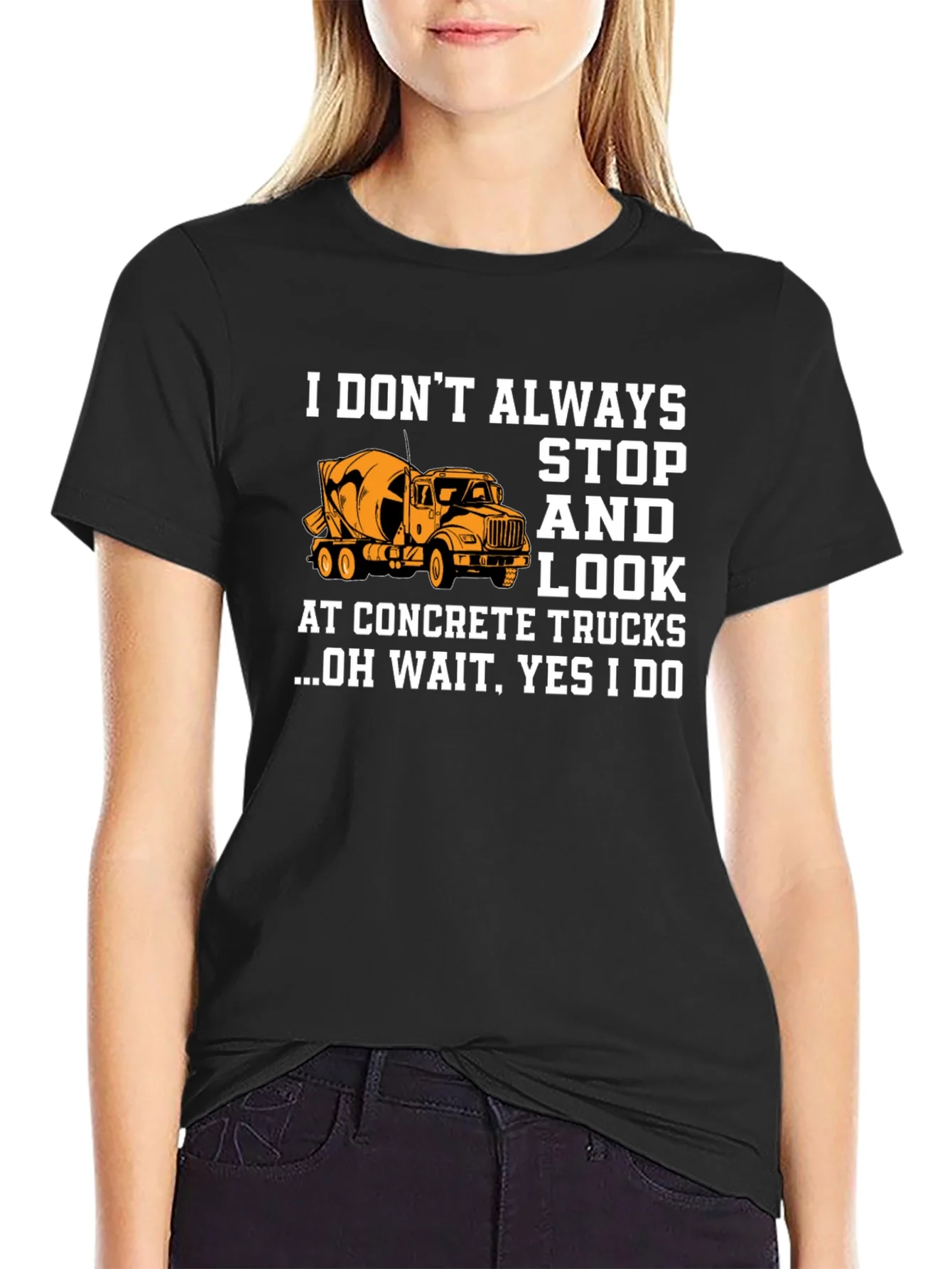 Concrete Truck Lover Graphic T-Shirt