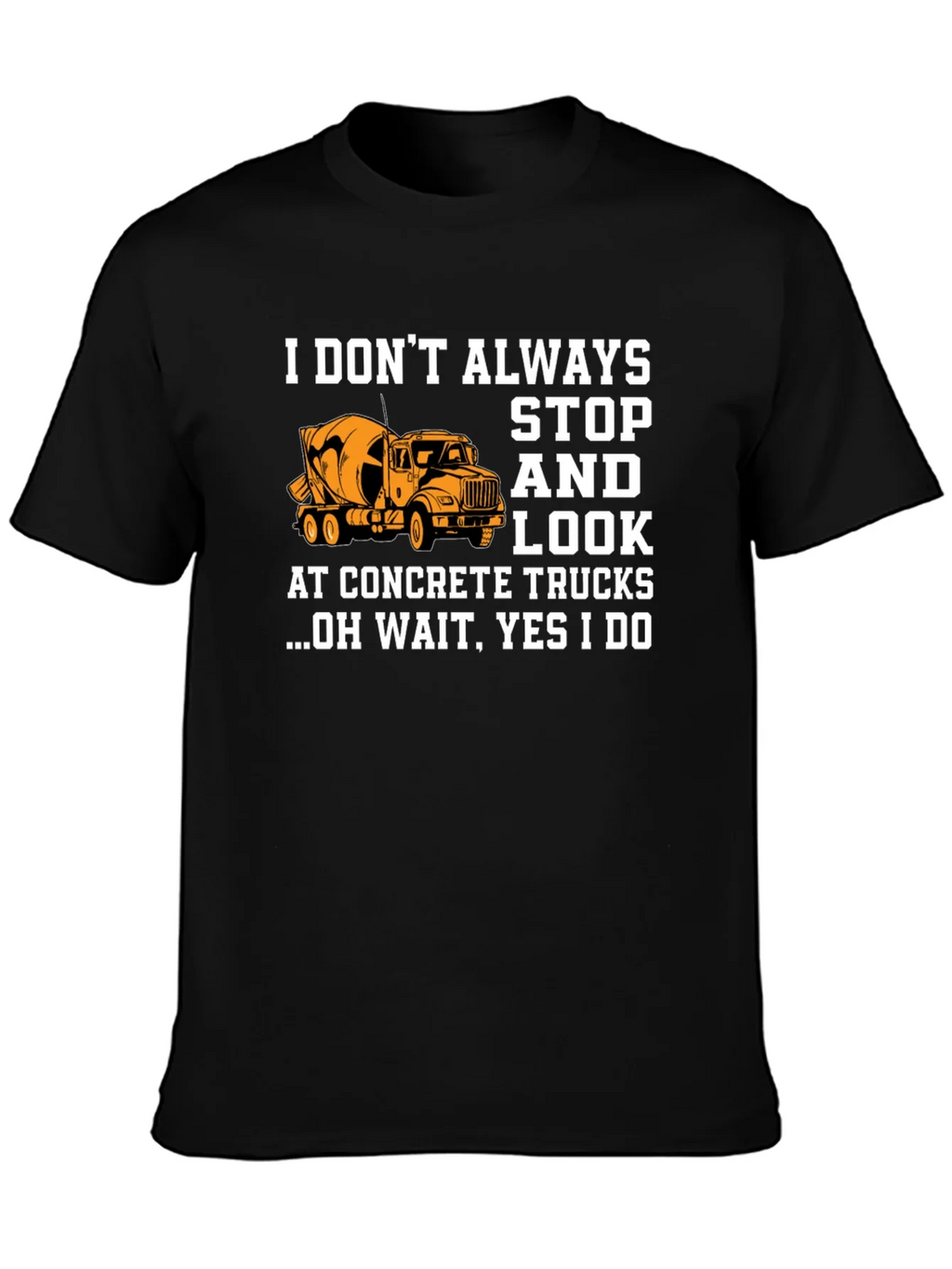 Concrete Truck Lover Graphic T-Shirt