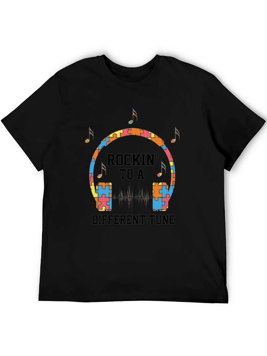 Rockin to a Different Tune Autism T-Shirt