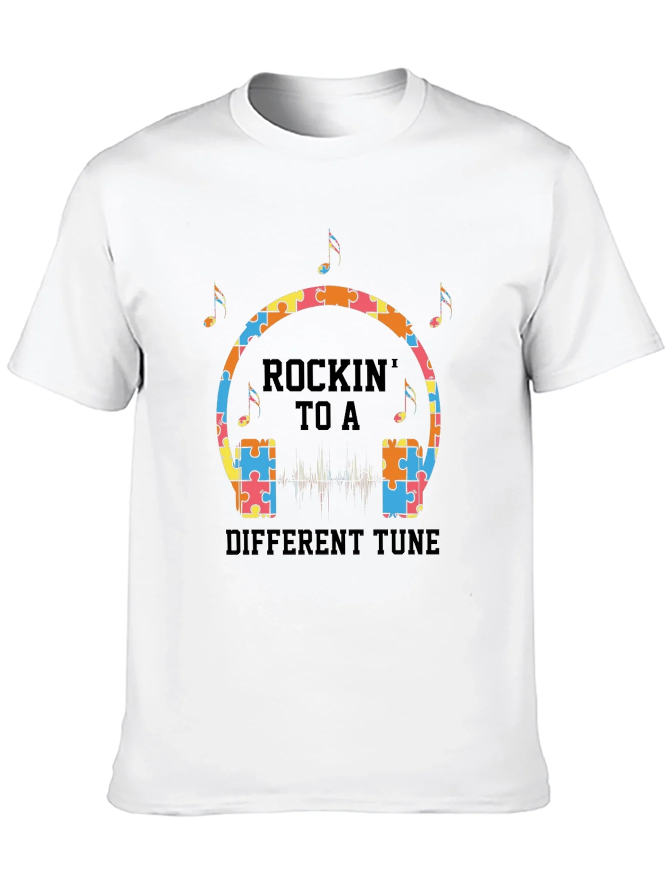 Rockin to a Different Tune Autism T-Shirt