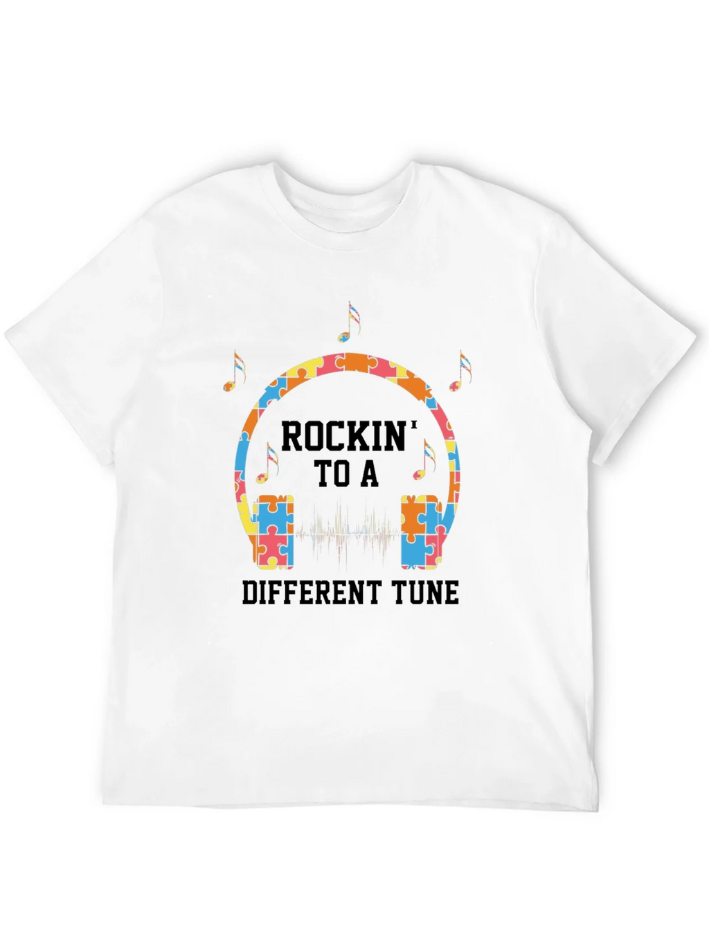 Rockin to a Different Tune Autism T-Shirt