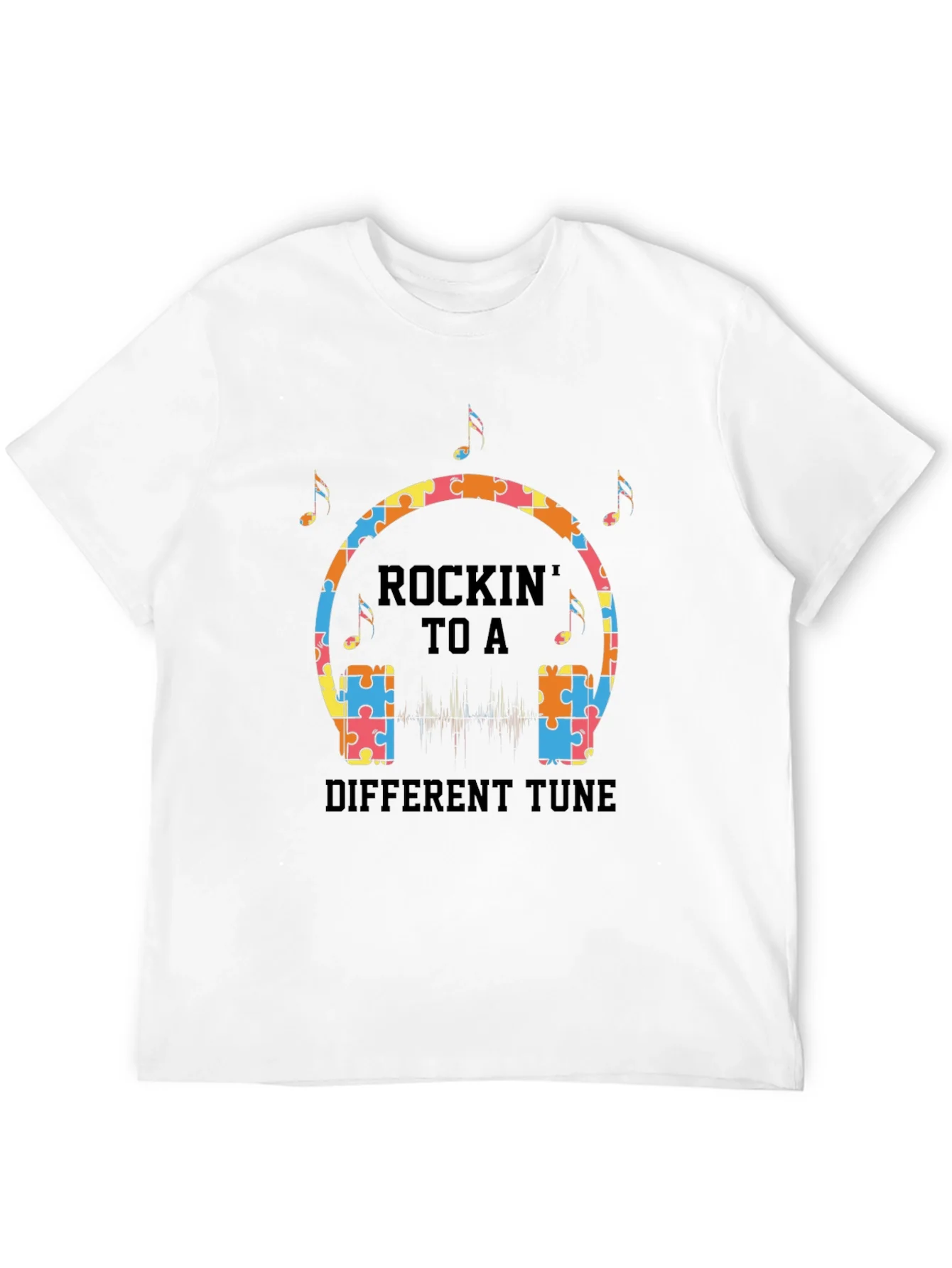 Rockin to a Different Tune Autism T-Shirt