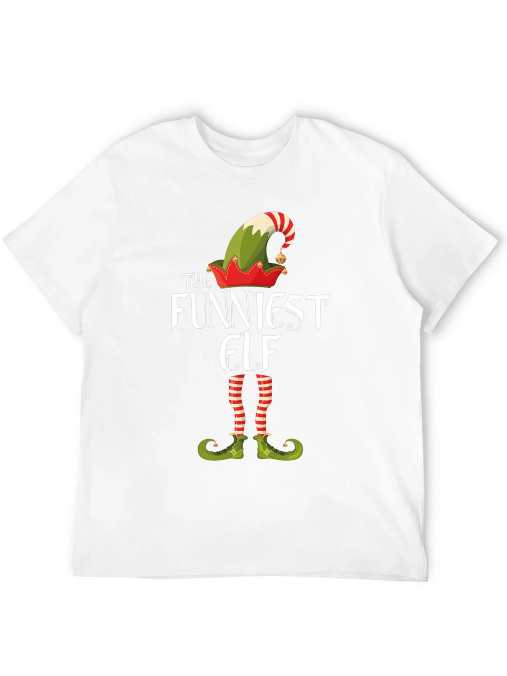Funniest Elf Graphic Tee - Christmas Holiday Shirt