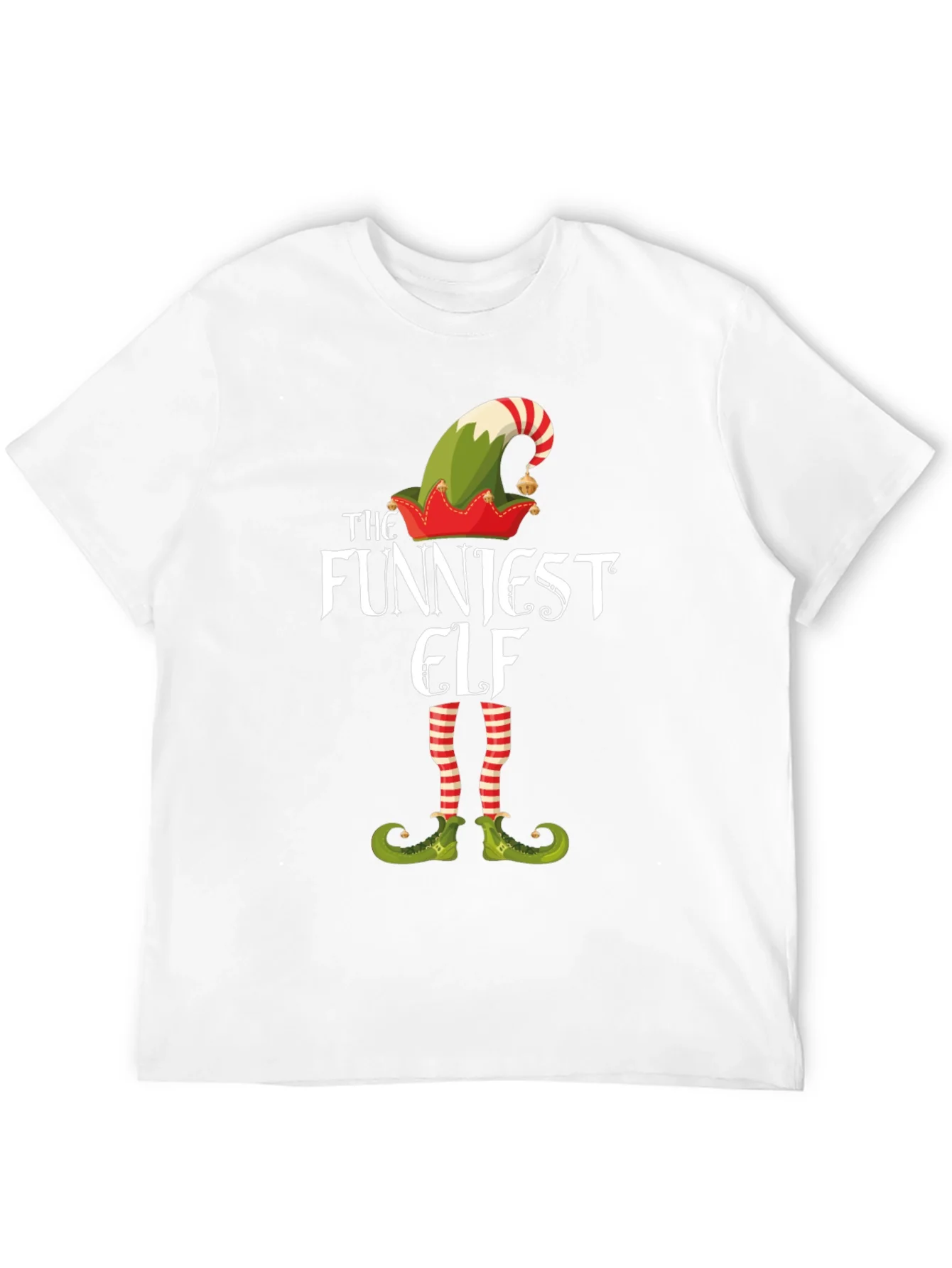Funniest Elf Graphic Tee - Christmas Holiday Shirt