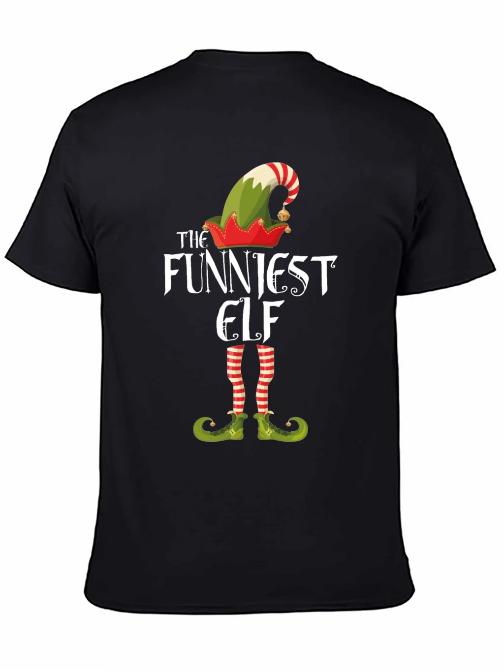 Funniest Elf Graphic Tee - Christmas Holiday Shirt