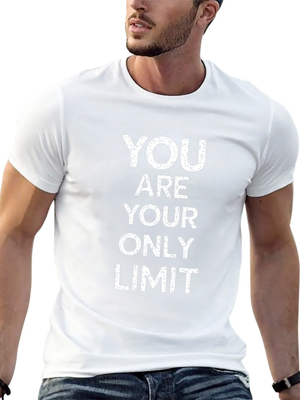 Motivational T-Shirt: You Are Your Only Limit - Black