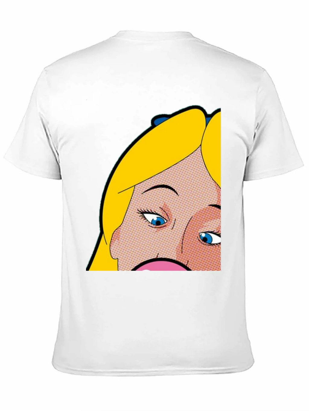 Pop Art Graphic Tee - Alice Inspired Black T-Shirt