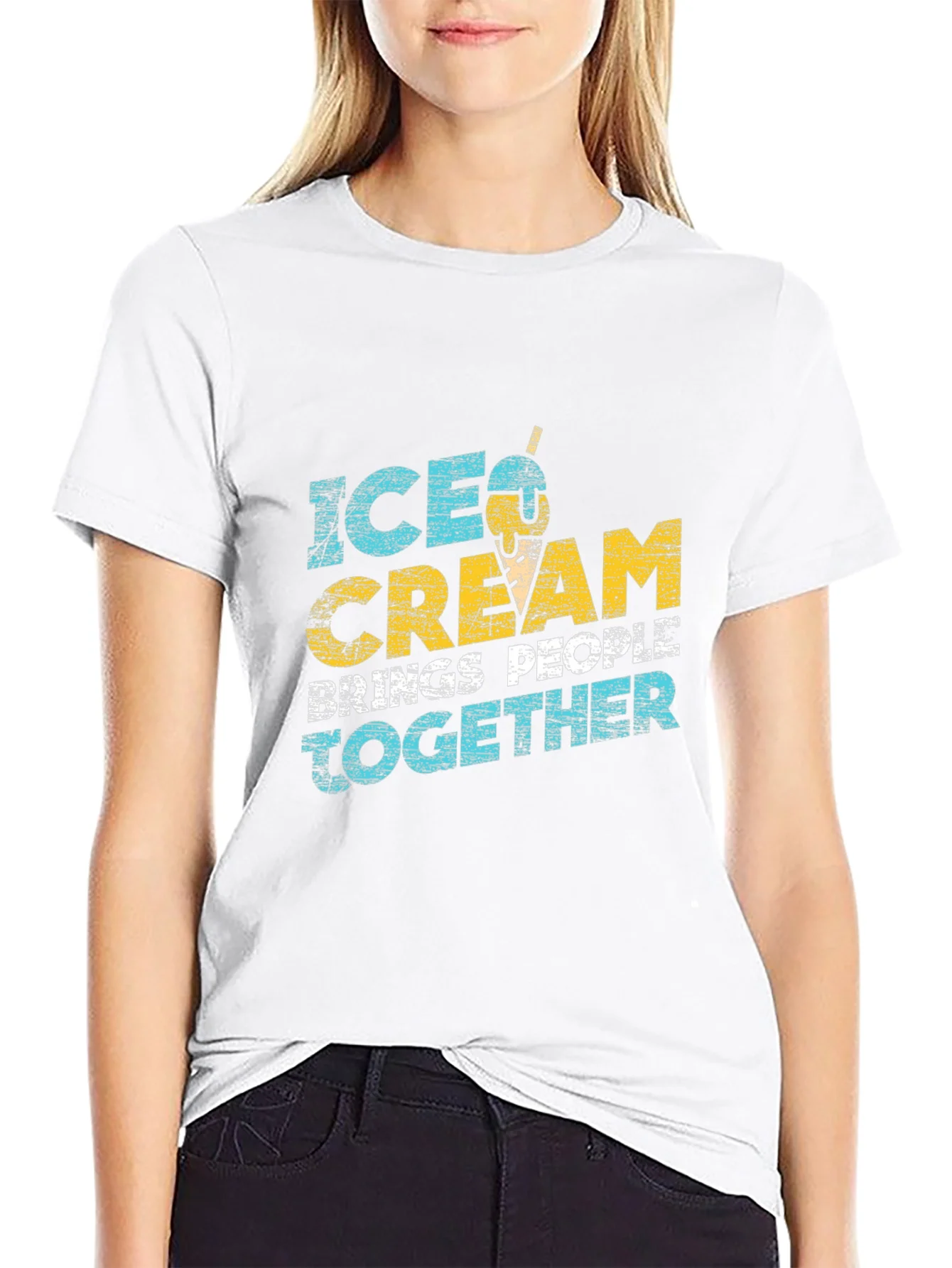 Ice Cream Brings People Together Graphic Tee