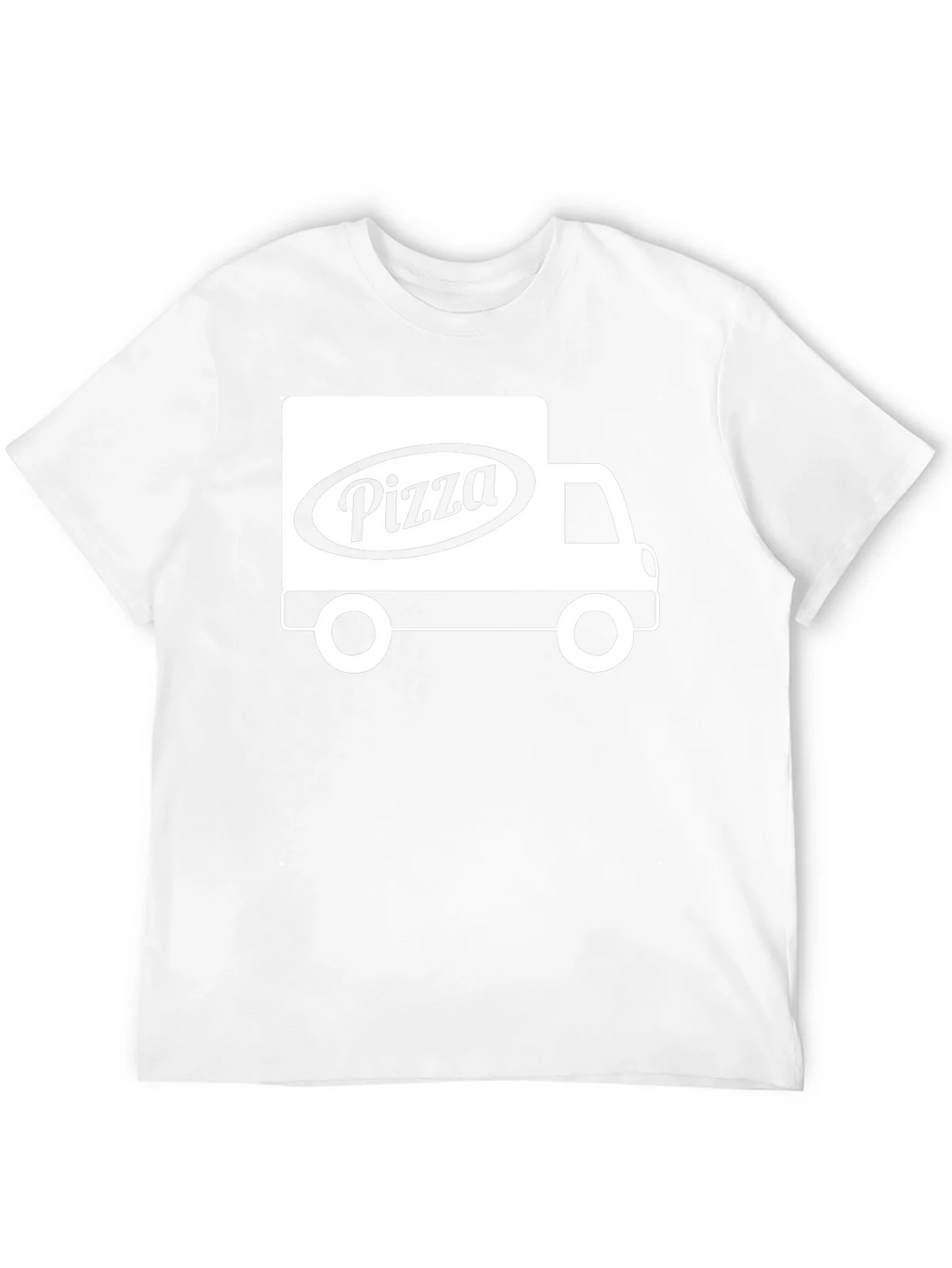 Pizza Delivery Truck Graphic Tee - Black