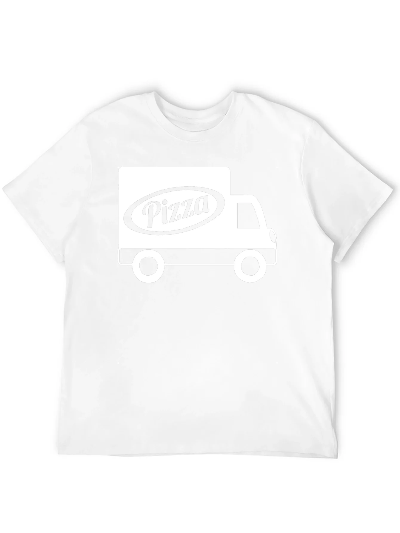 Pizza Delivery Truck Graphic Tee - Black