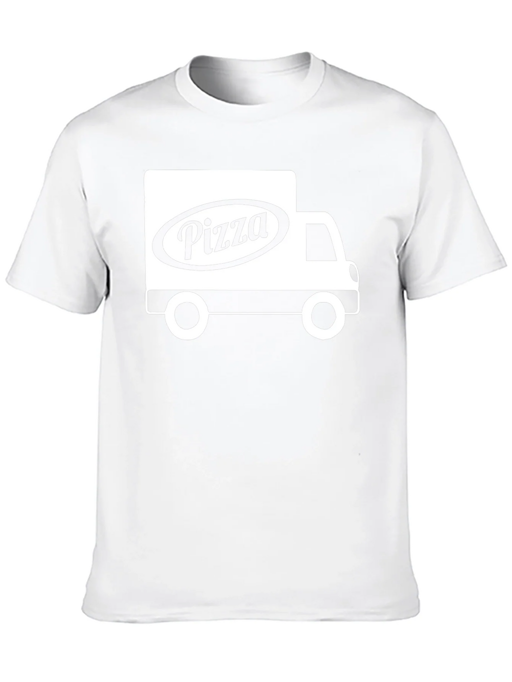 Pizza Delivery Truck Graphic Tee - Black