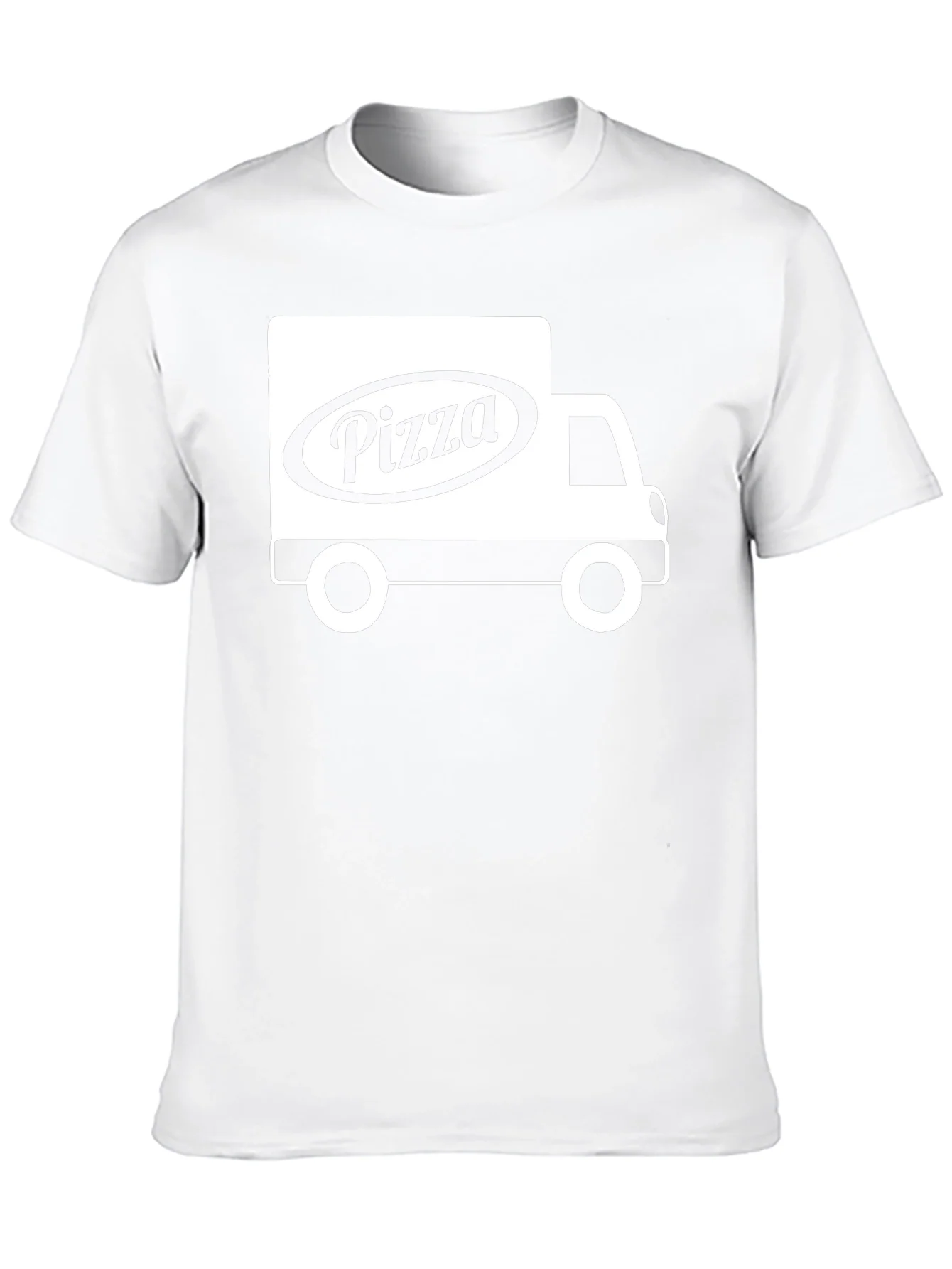 Pizza Delivery Truck Graphic Tee - Black