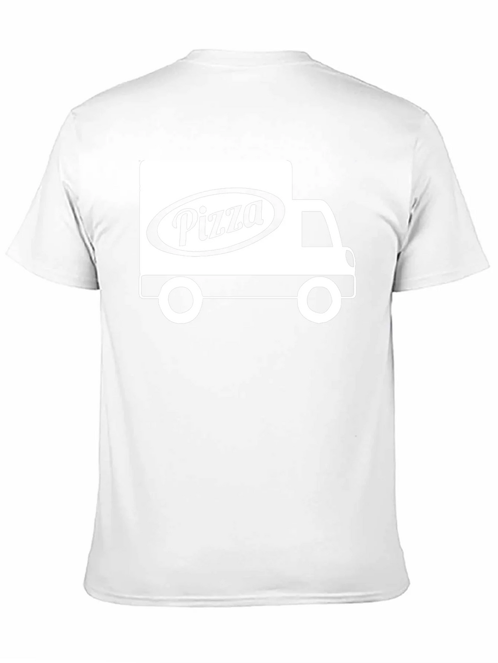 Pizza Delivery Truck Graphic Tee - Black