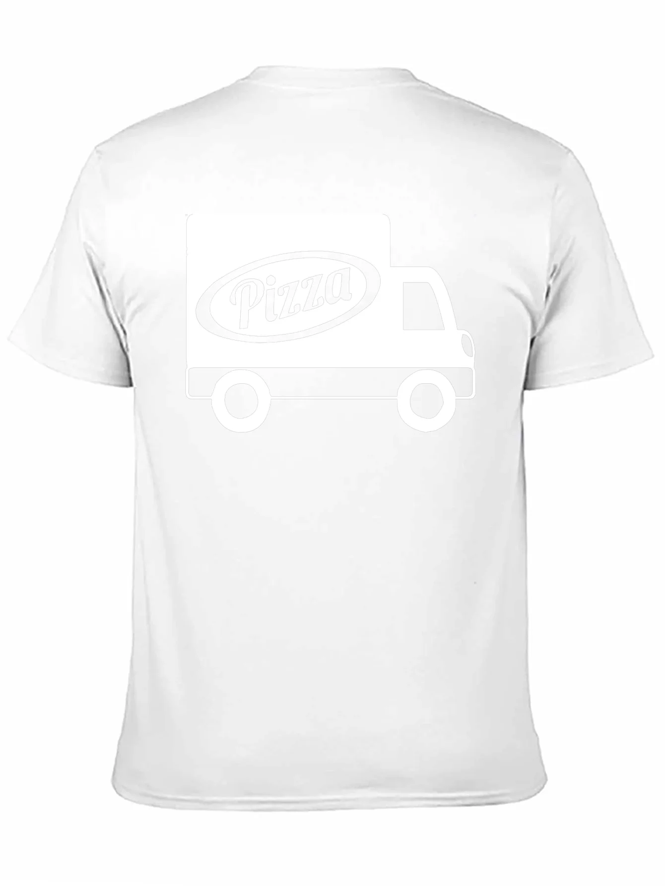 Pizza Delivery Truck Graphic Tee - Black