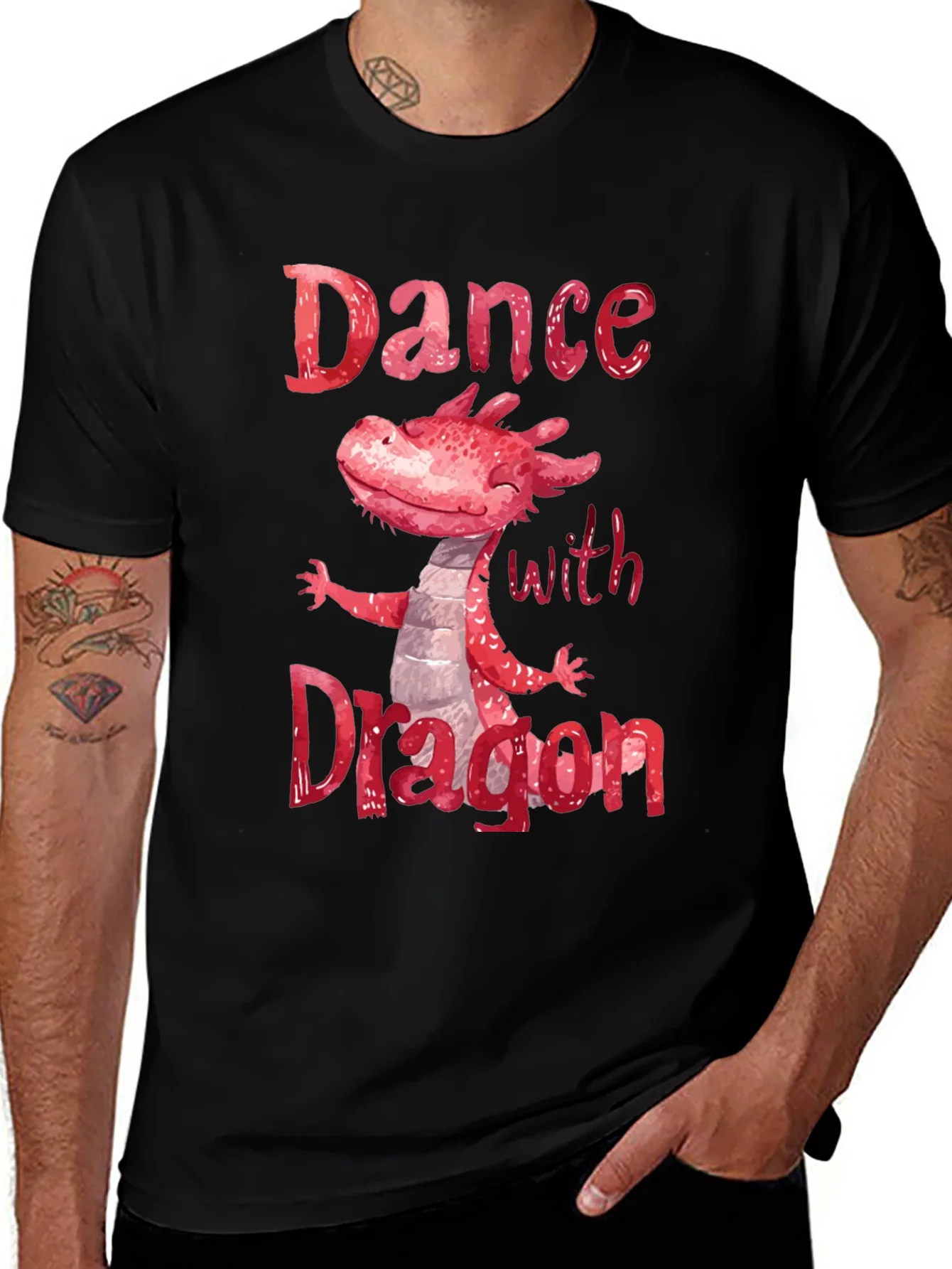 Dance With Dragon Graphic T-Shirt