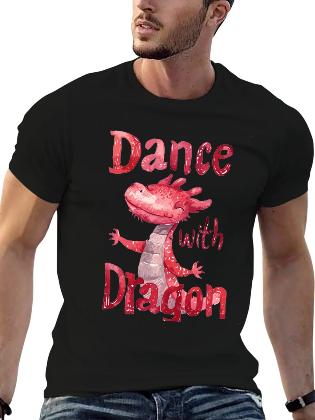 Dance With Dragon Graphic T-Shirt
