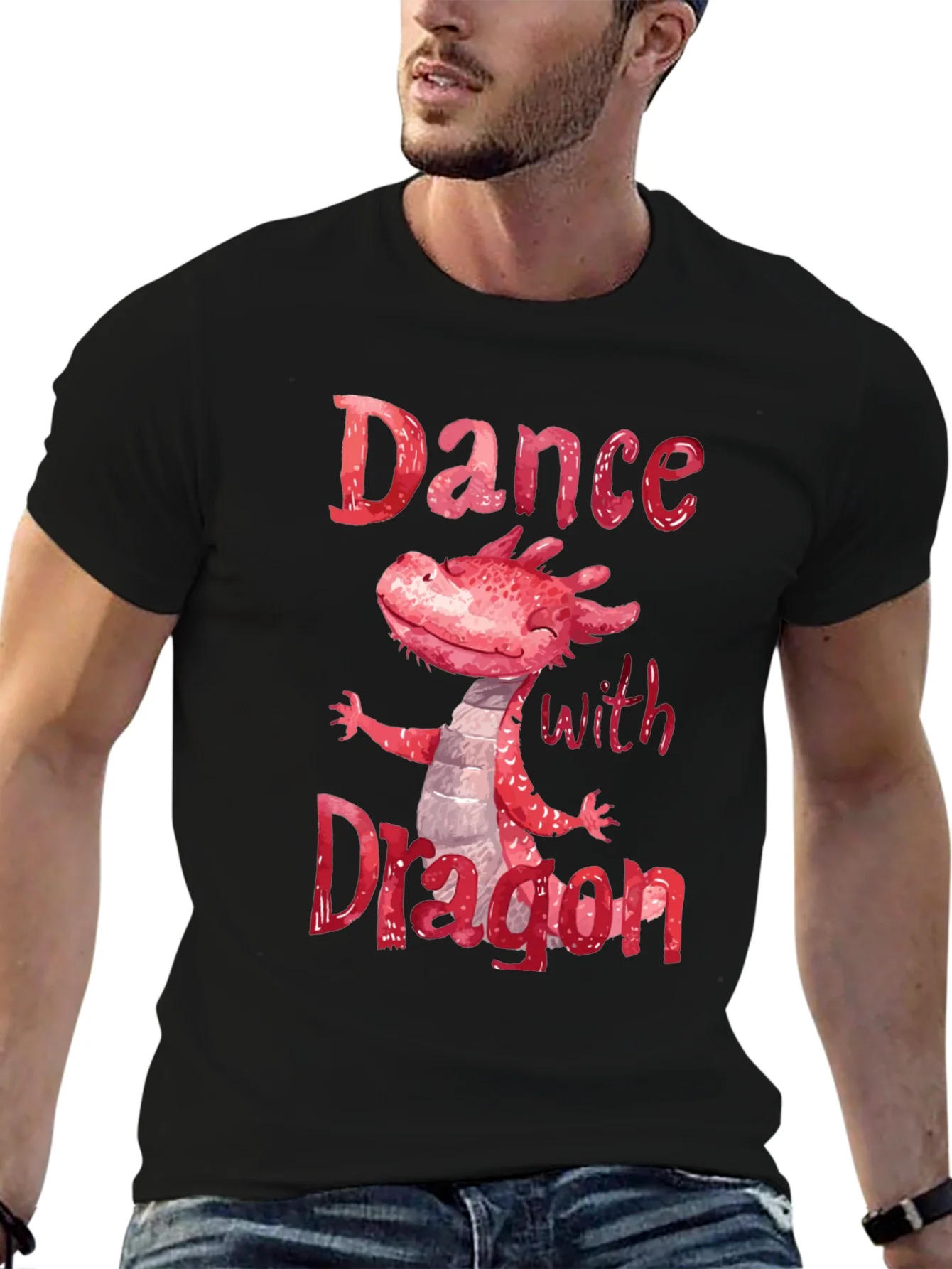 Dance With Dragon Graphic T-Shirt
