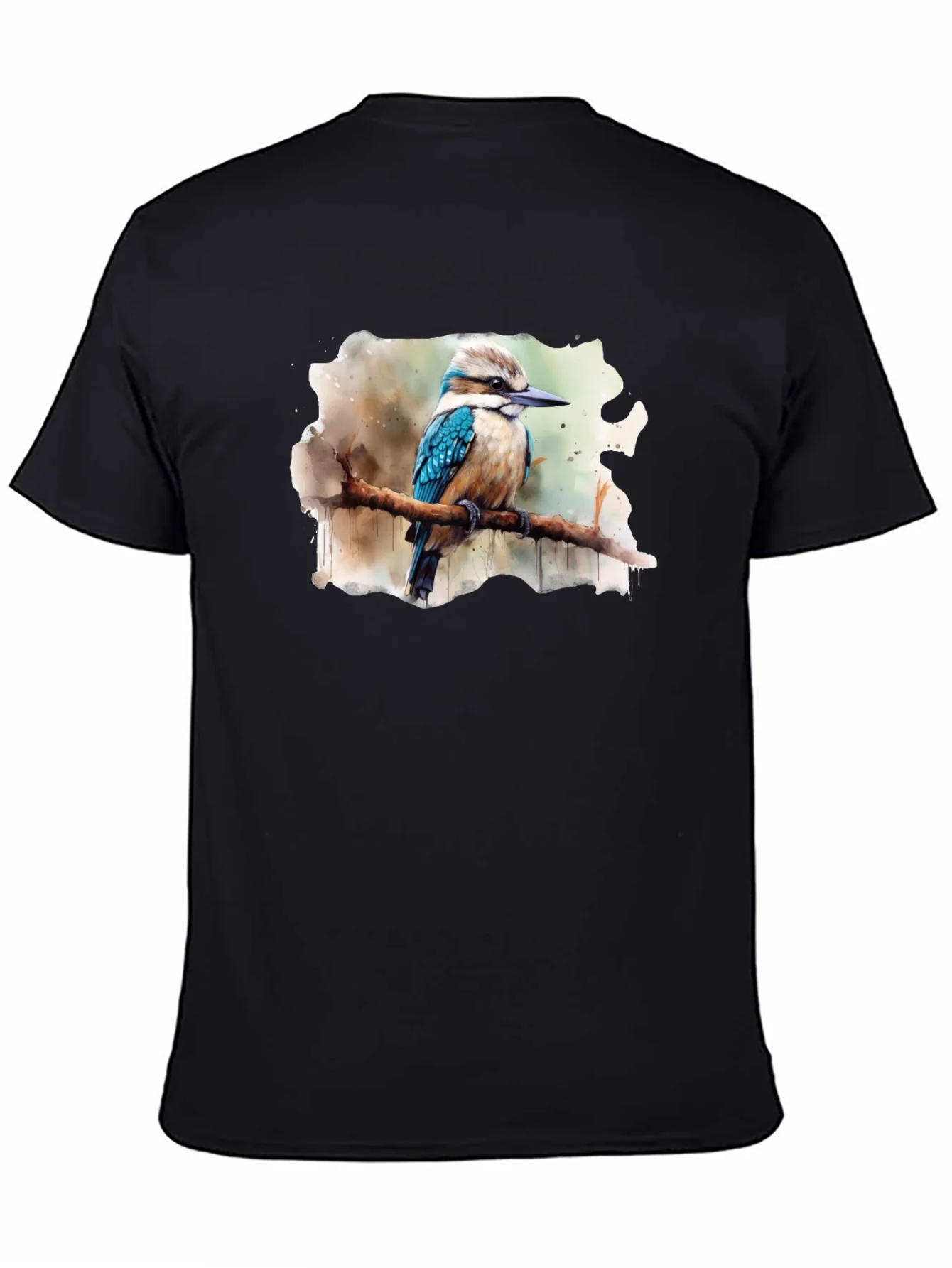 Kookaburra Bird Watercolor Graphic Tee