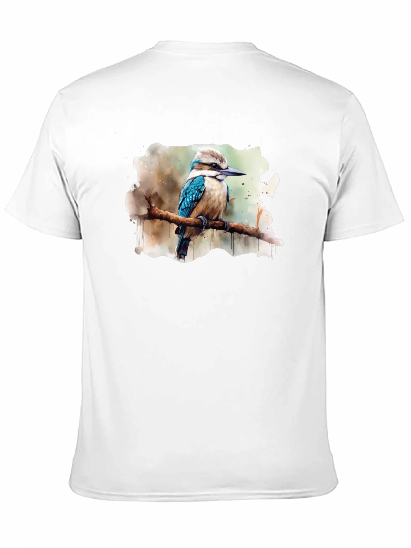 Kookaburra Bird Watercolor Graphic Tee