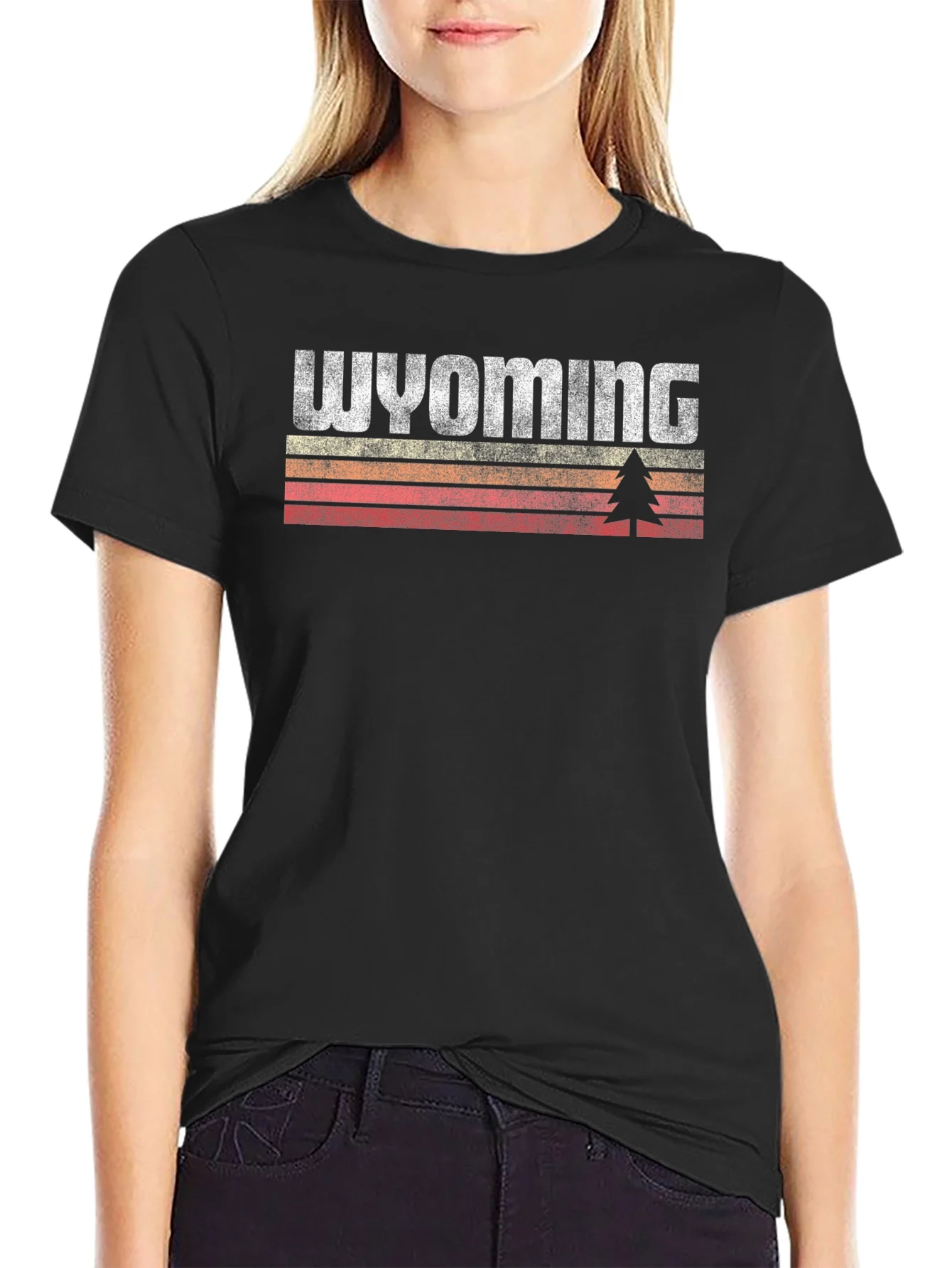 Wyoming Retro Graphic Tee - Vintage Style T-Shirt