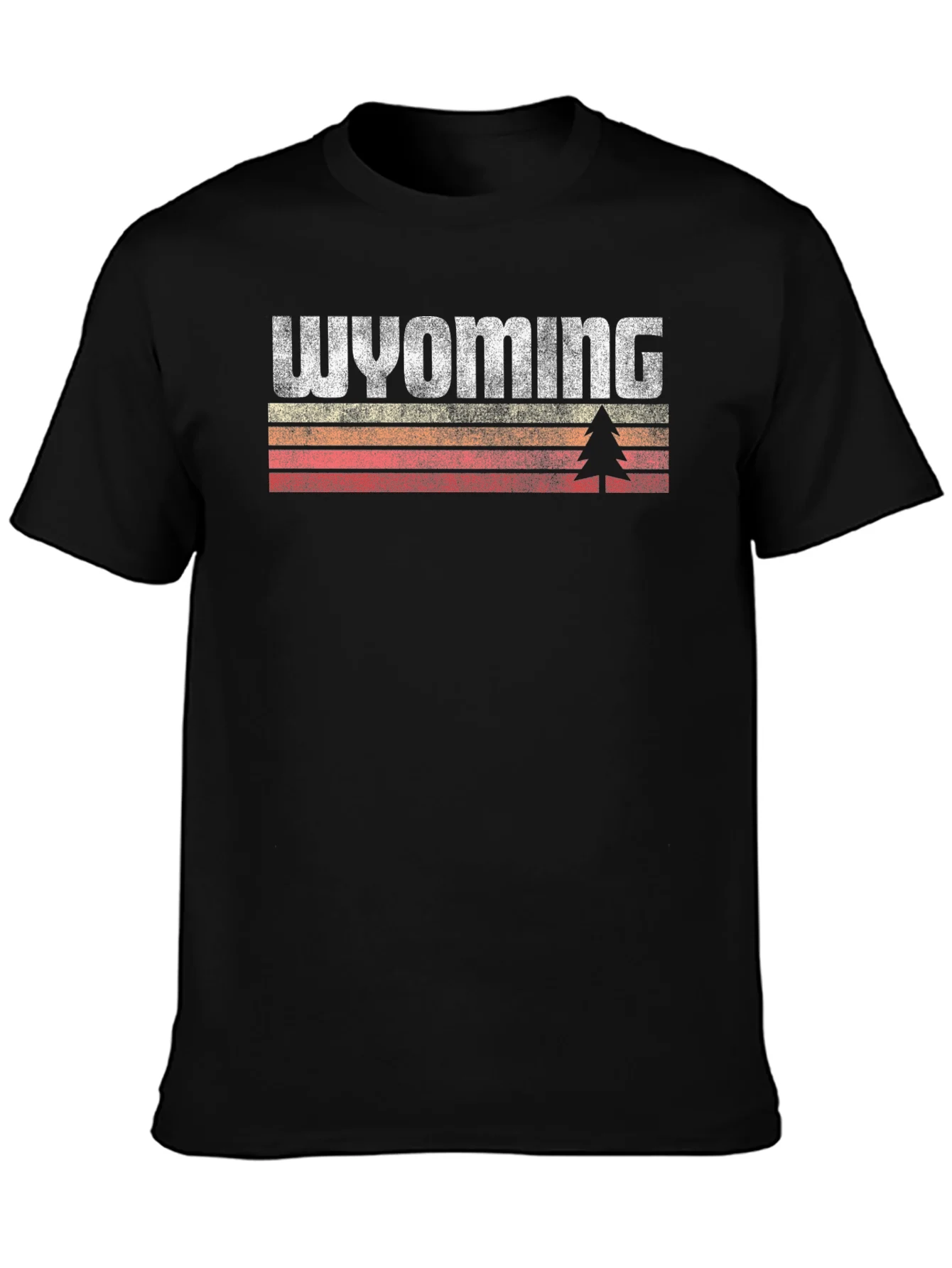 Wyoming Retro Graphic Tee - Vintage Style T-Shirt