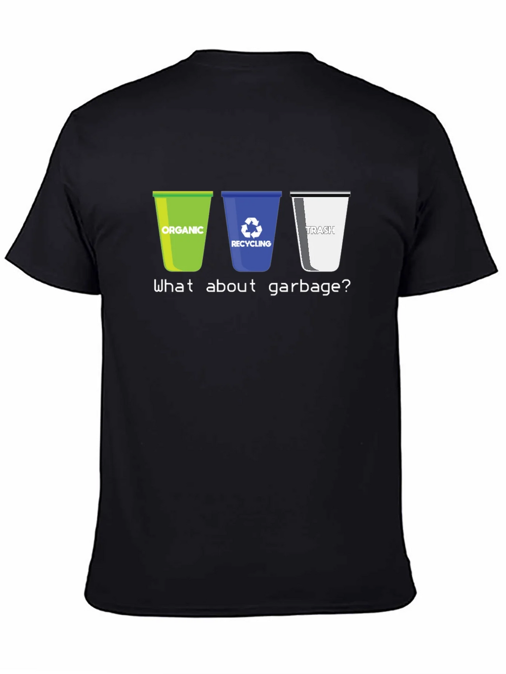 Recycling Humor T-Shirt - What About Garbage?