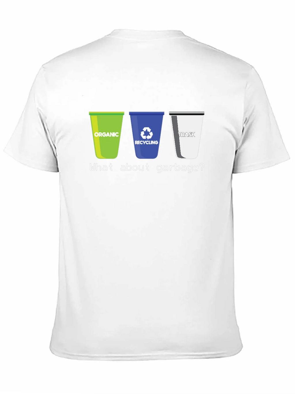 Recycling Humor T-Shirt - What About Garbage?