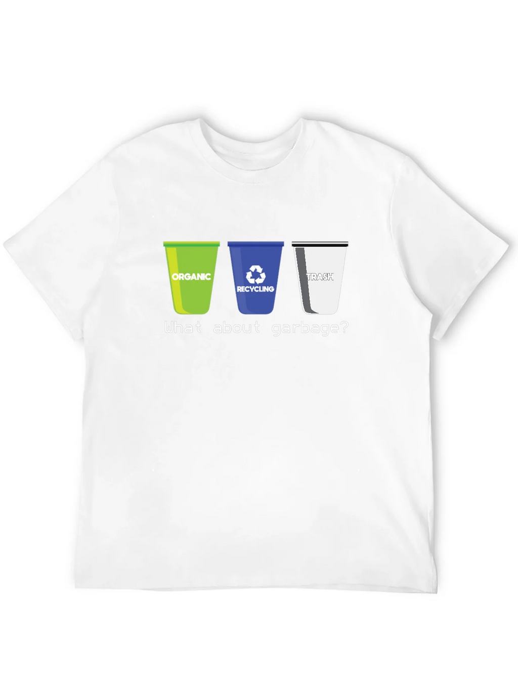 Recycling Humor T-Shirt - What About Garbage?