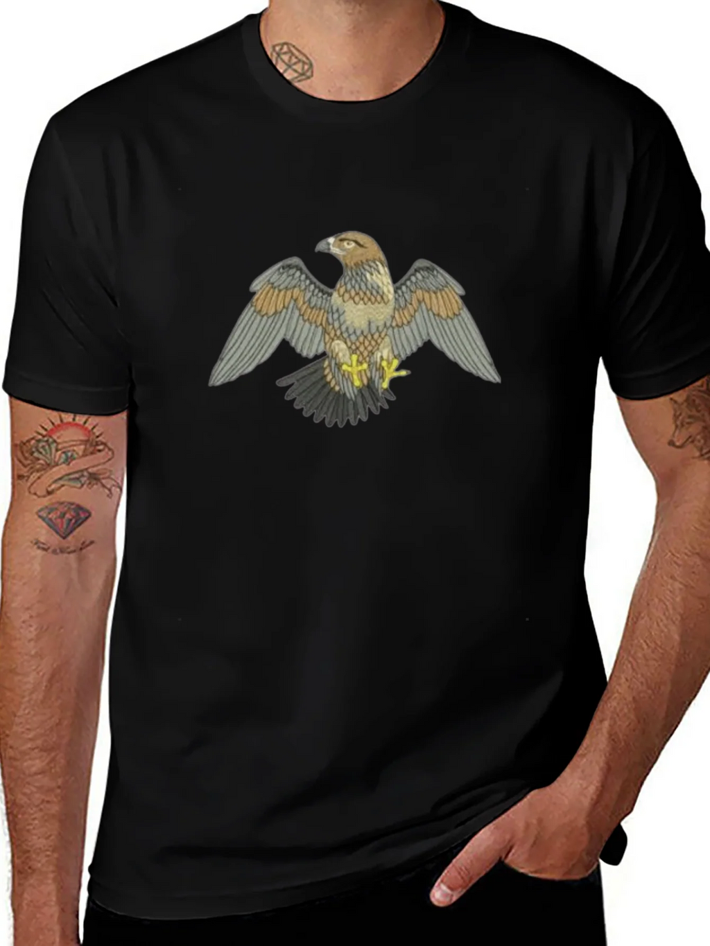 Black Eagle Graphic T-Shirt