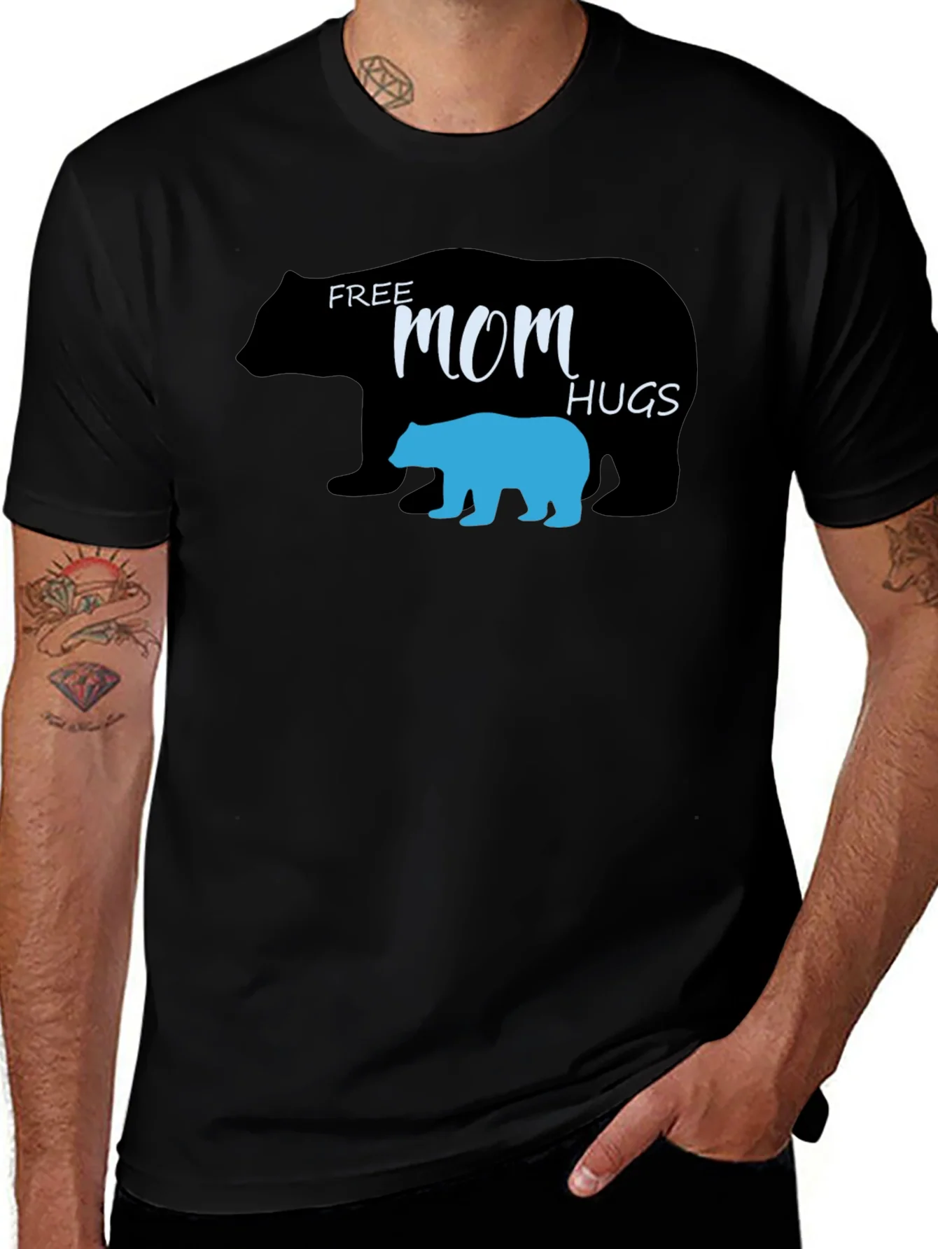 Free Mom Hugs Bear T-Shirt