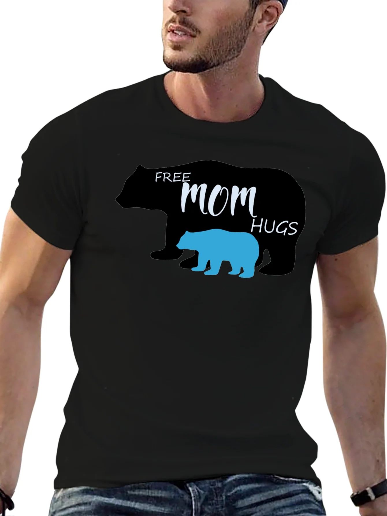 Free Mom Hugs Bear T-Shirt