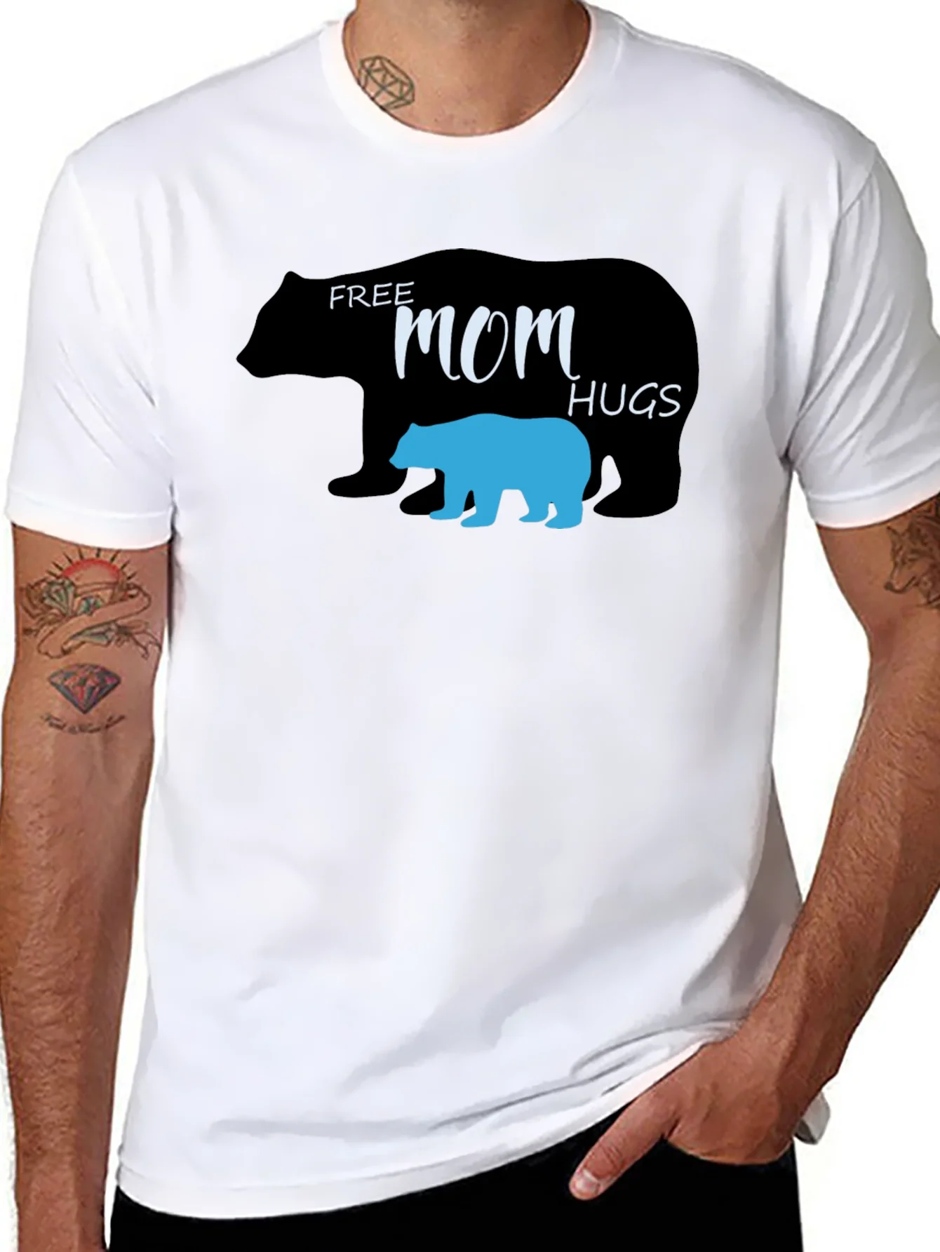 Free Mom Hugs Bear T-Shirt