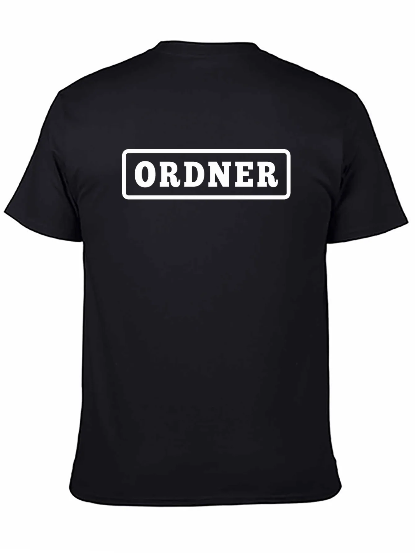 ORDNER Graphic T-Shirt - Classic Black Tee