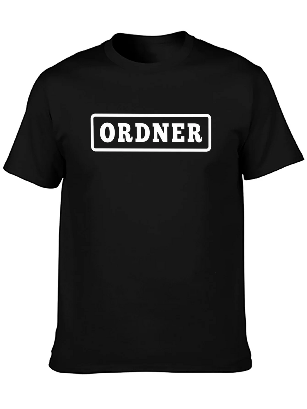 ORDNER Graphic T-Shirt - Classic Black Tee