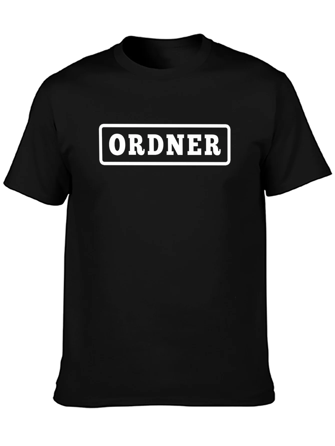 ORDNER Graphic T-Shirt - Classic Black Tee