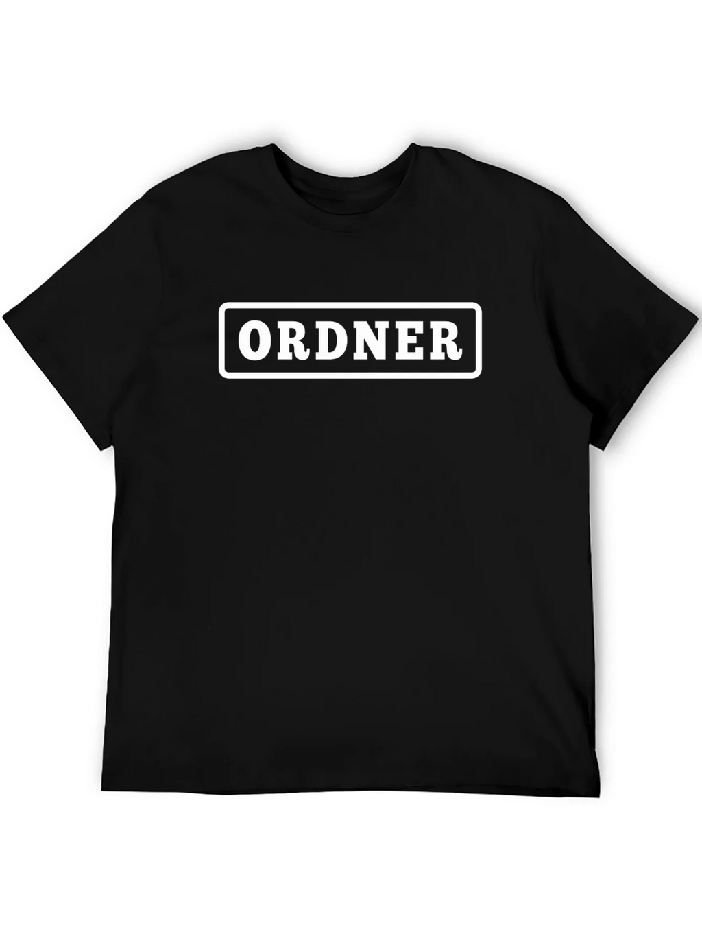 ORDNER Graphic T-Shirt - Classic Black Tee