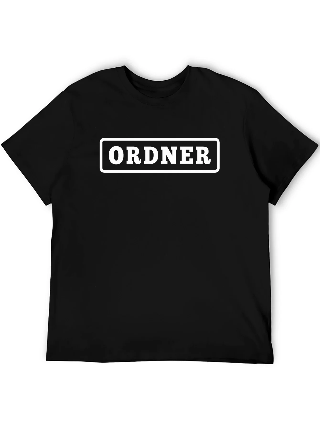 ORDNER Graphic T-Shirt - Classic Black Tee