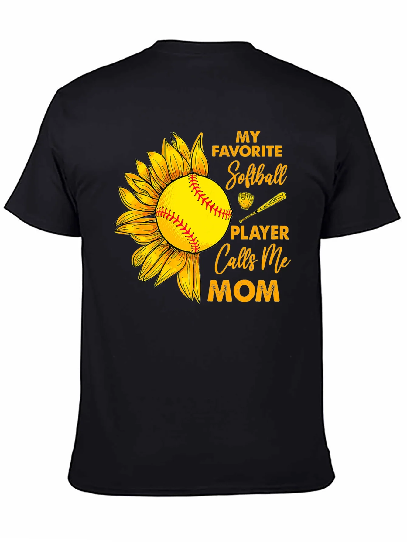 Softball Mom T-Shirt: My Favorite Player Calls Me Mom