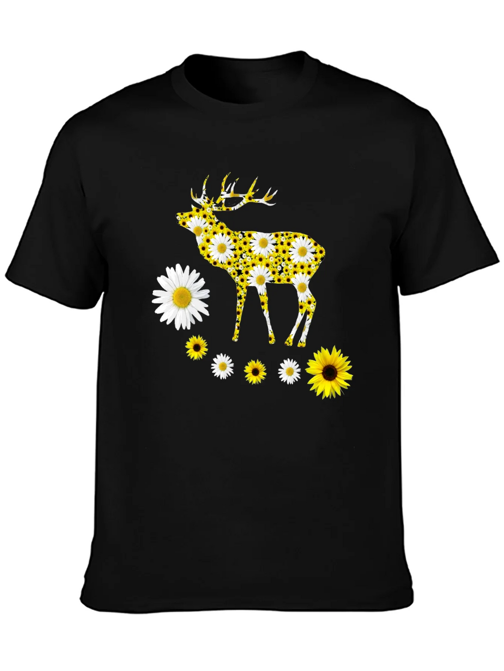 Floral Deer Graphic Tee