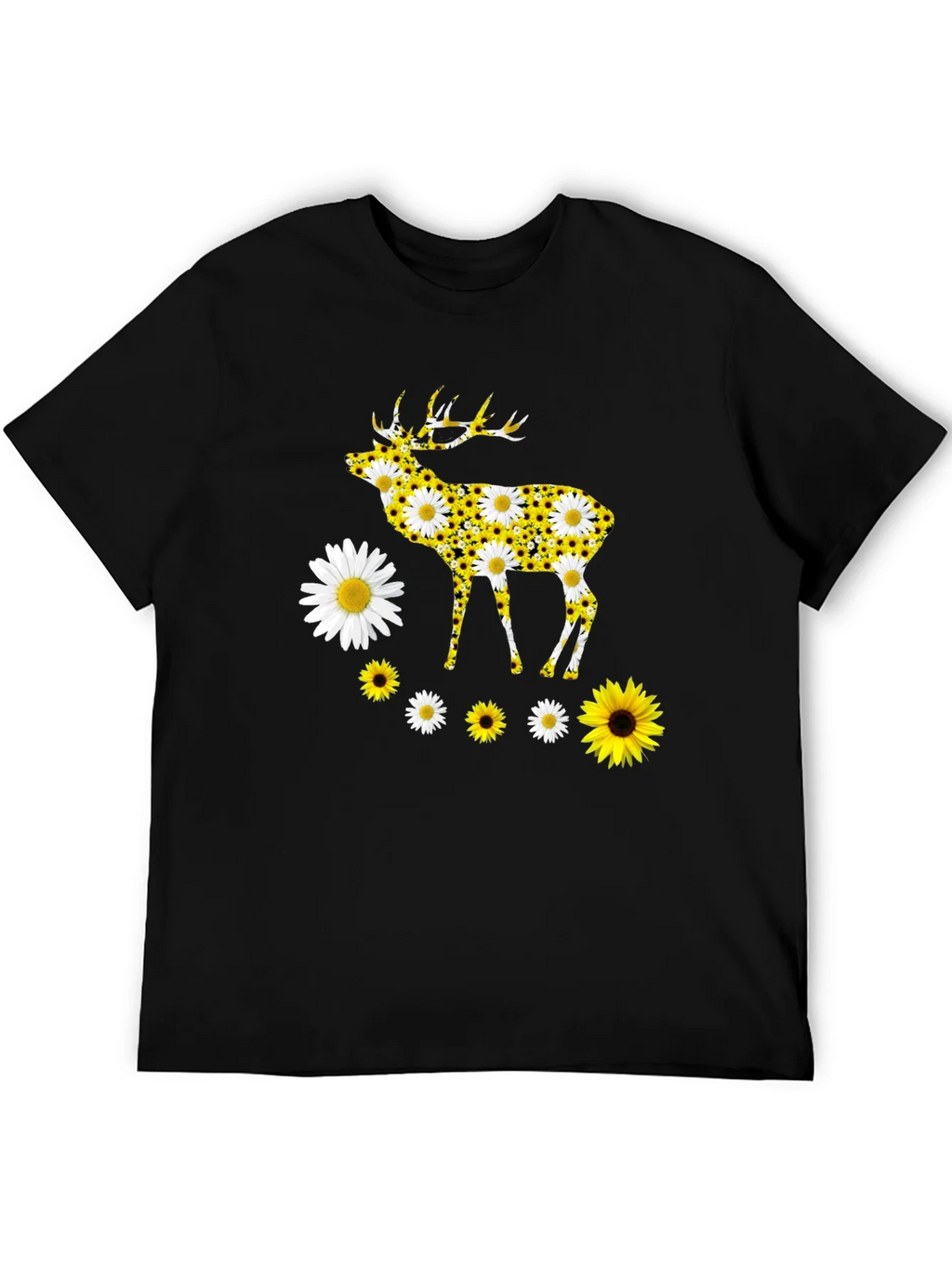 Floral Deer Graphic Tee
