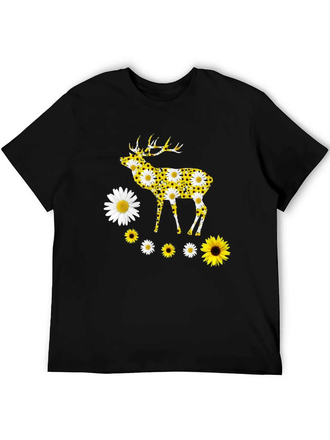 Floral Deer Graphic Tee