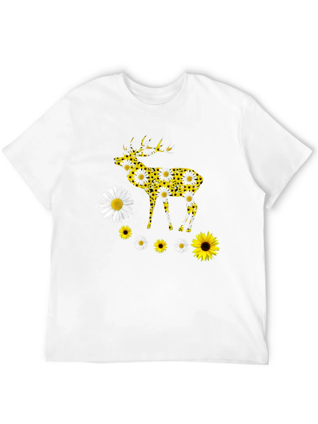 Floral Deer Graphic Tee