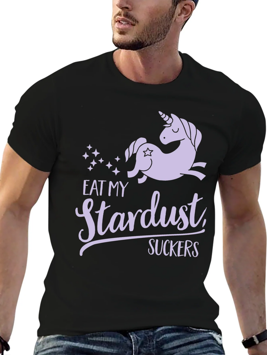 Eat My Stardust Unicorn Graphic Tee